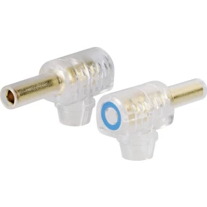 Banana konektor, utičnica, kutni, promjer kontakta: 4 mm crne boje TRU Components 1 kom. slika