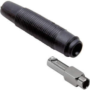 Laboratorijska utičnica, sklopka, ravna, promjer kontakta: 4 mm crne boje TRU Components 1 kom. slika