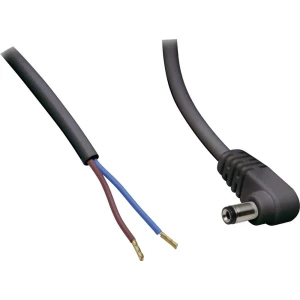 Niskonaponski priključni kabel, niskonaponski utikač - otvoreni kraj 5.5 mm 2.1 mm TRU Components 2 m 1 kom. slika