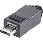 Micro-A USB utikač 2.0 utikač, ravan utikač tip A ravan s kućištem TRU Components sadržaj: 1 kom.