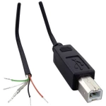 USB B utikač 2.0 s otvorenim krajem kabela USB B utikač 2.0 TRU Components sadržaj: 1 kom.