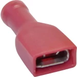 Plosnata utična čahura, širina utikača: 4.80 mm debljina utikača: 0.50 mm 180 ° izolirana, crvene boje TRU Components 1582971 1
