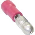 Okrugli utikač 0.50 mm˛ 1.50 mm˛, promjer kontakta: 4 mm djelomično izoliran, crvene boje TRU Components 1583024 1 kom slika