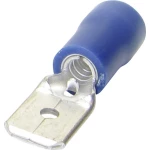 Plosnati utikač, širina utikača: 6.30 mm debljina utikača: 0.80 mm 180 ° djelomično izolirani, plave boje TRU Components 1583060
