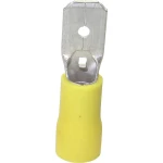 Plosnati utikač, širina utikača: 6.30 mm debljina utikača: 0.80 mm 180 ° djelomično izolirani, žute boje TRU Components 1583063