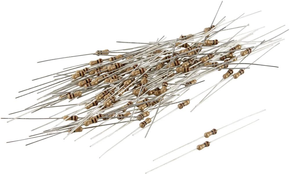 Ugljenoslojni otpornik 120 ? aksijalno ožičen 0207 0.25 W TRU Components TC-CFR0W4J0121KIT203 100 kom. slika