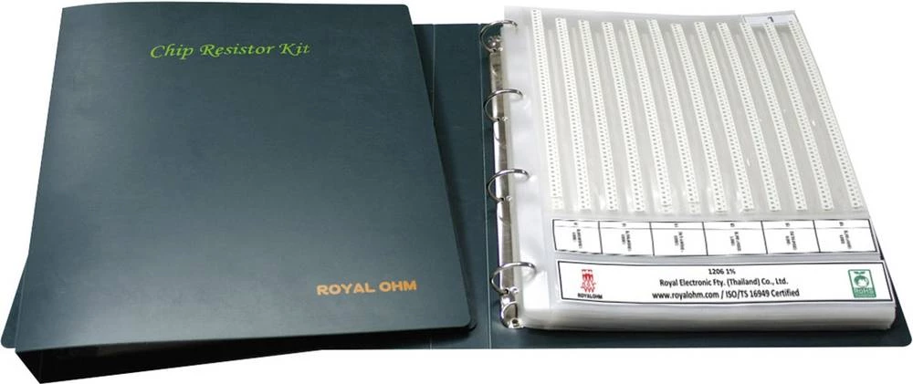 Asortiman debeloslojnih otpornika SMD 0805 0.125 W 1 % TRU Components TC-0805S8FE024KIT203 12100 kom. slika