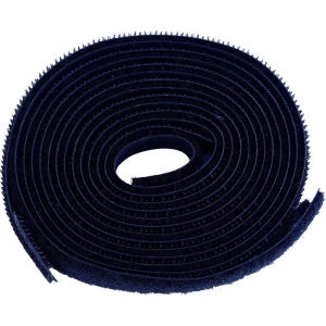 Čičak traka za šivanje, prianjajući i mekani dio, crne boje TRU Components 680-330-Bag 1 par slika
