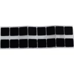 Samoljepljivi kvadrati s čičkom, prianjajući i mekani dio (D x Š ) 20 mm x 20 mm crne boje TRU Components 682-330-Bag 4 para