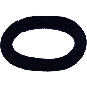 Čičak traka za povezivanje, prianjajući i mekani dio (D x Š ) 5000 mm x 10 mm crne boje TRU Components 696-330-Bag 5 m slika
