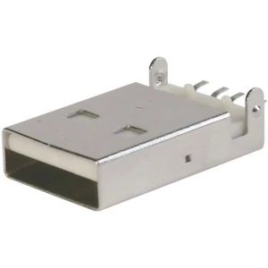 USB-utikač ultra-plosnati utikač, ugradbeni TC-A-USB A-LP-SMT-C-203 USB A (SMT) TRU Components sadržaj: 1 kom. slika