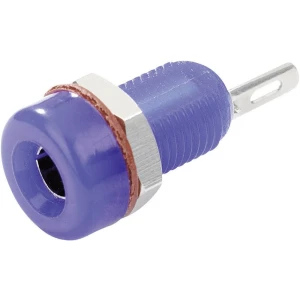 Laboratorijska utičnica, utičnica, vertikalna ugradnja, promjer kontakta: 4 mm plave boje TRU Components TC-R1-16A Blue 1 kom. slika