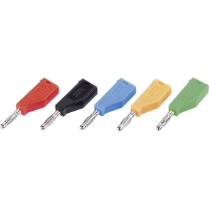Lamelni utikač, ravan, promjer kontakta: 4 mm crvene boje TRU Components TC-R8-B19 R 1 kom. slika