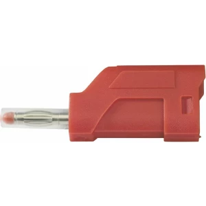 Lamelni utikač, utikač, ravan, promjer kontakta: 4 mm crvene boje TRU Components TC-R8-104 R 1 kom. slika