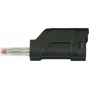Lamelni utikač, utikač, ravan, promjer kontakta: 4 mm crne boje TRU Components TC-R8-104 B 1 kom. slika