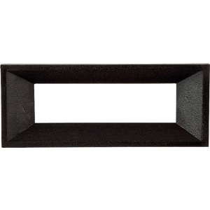 Prednji okvir, crne boje, pogodan za: LCD zaslon 4-znamenkasti, umjetna masa TRU Components TC-AR 4 A SW203 slika