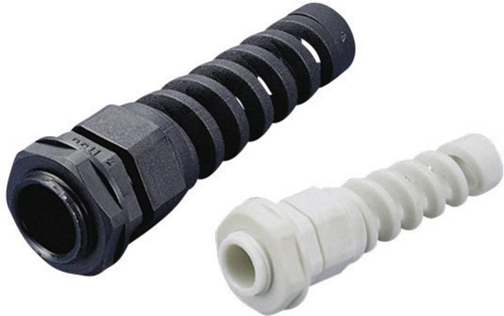 Kabelska uvodnica sa zaštitom od savijanja PG13.5 poliamid, crne boje (RAL 9005) TRU Components TC-EGR13.5SR203 1 kom. slika