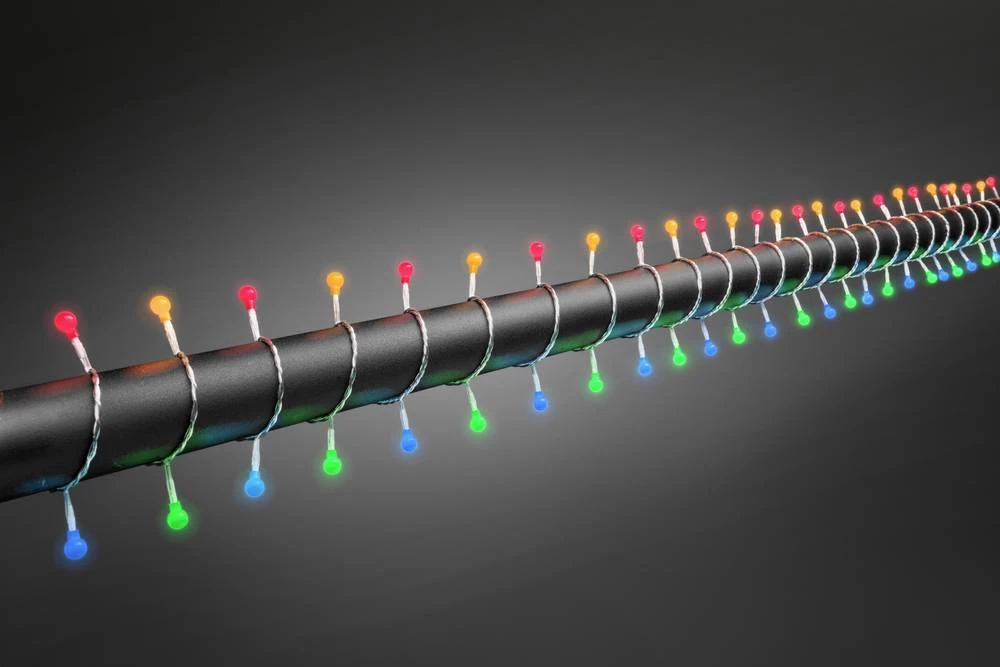 Svjetleći LED lanci za tulum za vanjsku primjenu 80 LED, višebojno, dužina osvjetljenja: 6.32 m Konstsmide 3691-503