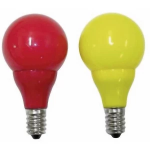 LED-zamjenska lampa 2 kom. E14 24 V žuta, crvena Konstsmide 5685-520 slika