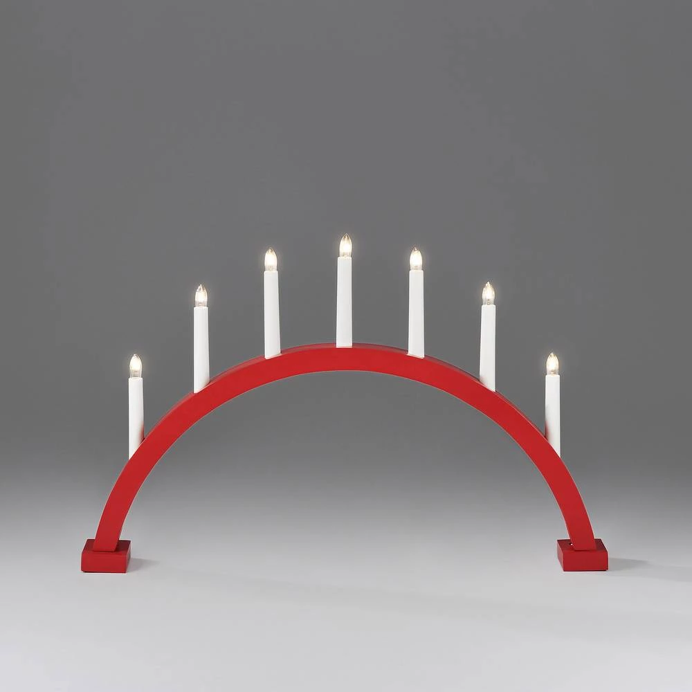 Drvena lampa sa bezbojnom žaruljom Konstsmide 2272-510, crvena