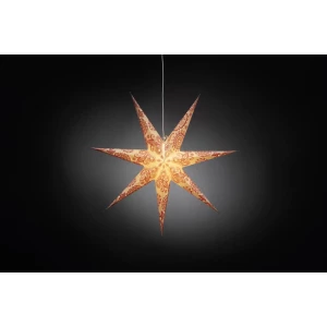 LED božična zvijezda, bijelo svjetlo Konstsmide 2983-250 bijela, crena slika