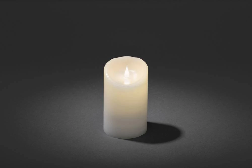 LED-svijeća od voska, toplo bijelo svjetlo  (Ř x V) 100 mm x 160 mm Konstsmide