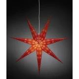 Božićna LED zvijezda Konstsmide 2990-520, crvena, bijela