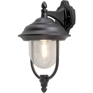 Štedna zidna LED lampa za vanjsku primjenu, E27 75 W Konstsmide Parma 7222-750, crna slika