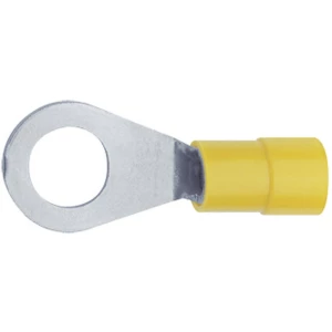 Okasta kabelska stopica, poprečni presjek (maks.)=6 mm promjer rupe: 6.5 mm izolirana, žuta Klauke 6506 1 kom. slika