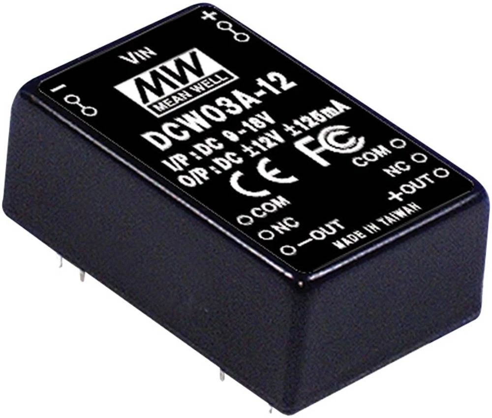DC/DC pretvarač Mean Well DCW03A-15 100 mA slika