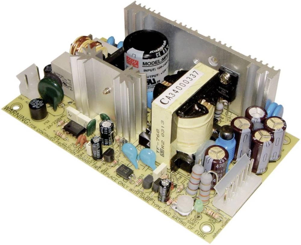 AC/DC modul napajanja, otvoreni okvir Mean Well MPS-65-5 slika