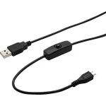 renkforce Micro USB kabel s prekidačem za uklop/isklop 1,5 m - idealan za Raspberry Pi®