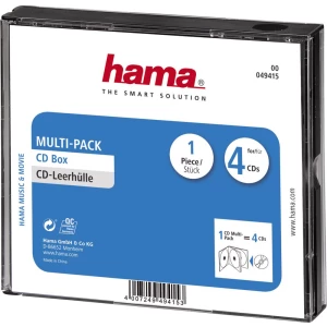 Prazne kutije za CD-e Multipack Hama 4 CD-a slika