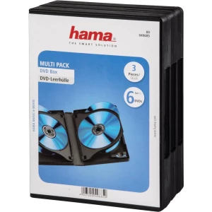 Prazne kutije za DVD Multi Hama 6 DVD-a, 3 kom. slika