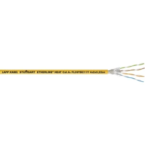Mrežni kabel CAT 6a S/FTP 4 x 2 x 0.20 mm žute boje LappKabel 2170581/500 500 m slika