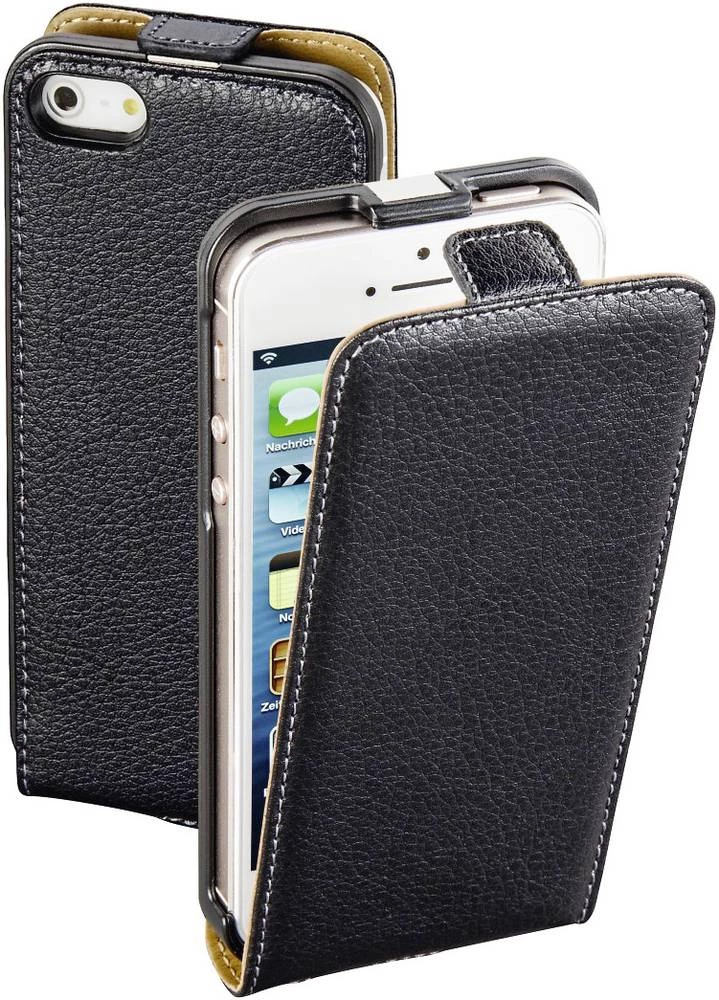 Preklopni etui za iPhone Hama Smart Case za: Apple iPhone 5, Apple iPhone 5S, Apple iPhone SE, crna slika
