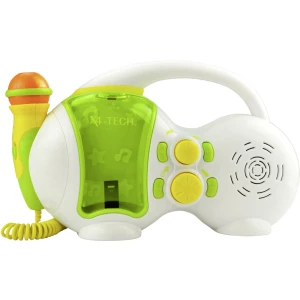Dječji uređaj za karaoke Bobby Joey 701543 X4 Tech USB uklj. mikrofon bijela, zelena slika