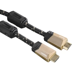 HDMI priključni kabel Hama [1x HDMI utikač - 1x HDMI utikač] 3 m crna slika