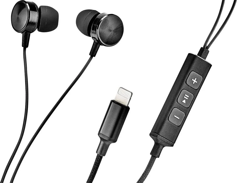 Slušalice Renkforce RF-HFL-01 slušalice koje se umeću u uho s mikrofonom, uklanjanje buke, bijele