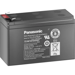 Olovni akumulator 12 V 7.2 Ah Panasonic 12V 7,2Ah LC-P127R2P olovno-koprenasti (AGM) (Š  x V x D) 151 x 94 x 65 mm plosnati utika slika