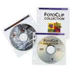 Prozirne omotnice za CD/DVD-e Hama 14,5 x 14 cm (Š  x V) polipropilen prozirna/bijela 40 kom./paket