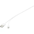 Basetech Apple Lightning priključni kabel za Apple iPod/iPad/iPhone 1 m slika