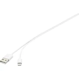 Basetech Apple Lightning priključni kabel za Apple iPod/iPad/iPhone 1 m