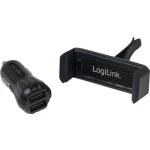 LogiLink USB punjač sa nosačem za telefon, (maks.) 2000 mA 2 x USB