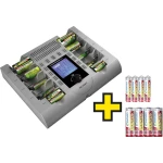 Punjač cilindričnih baterija NiCd, NiMH, NiZn 4x Micro, 4x Mignon VOLTCRAFT Micro (AAA), Mignon (AA), Baby (C), Mono (D), 9 V baterija