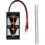 LiPo adapterski izjednačivać, izvedba punjača: XT60-sustav utikača izvedba akumulatora: banana priključak pogodno za broj ćelija