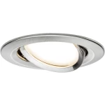 LED ugradbena svjetiljka 6.8 W topla bijela Paulmann Coin Slim 93877 željezo (četkano)