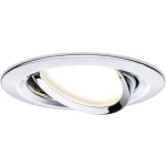 LED ugradbena svjetiljka 6.8 W topla bijela Paulmann Coin Slim 93879 krom