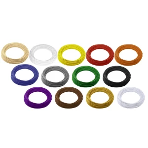 Komplet filamenata Renkforce ABS 1.75 mm natur, bijela, žuta. crvena, naračasta, plava, zelena, crna, ljubičasta, smeđa, zlatna, slika