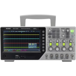 Digitalni osciloskop VOLTCRAFT DSO-1204F 200 MHz 4-Kanal 1 GSa/s 64 kpts 8 bita digitalna memorija (DSO), funkcijski generator slika